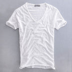 t-shirt heren basic in wit voor heren