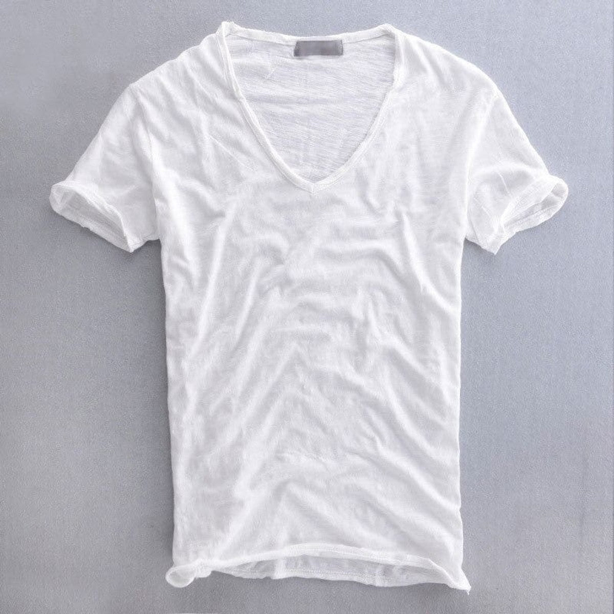 t-shirt heren basic in wit voor heren