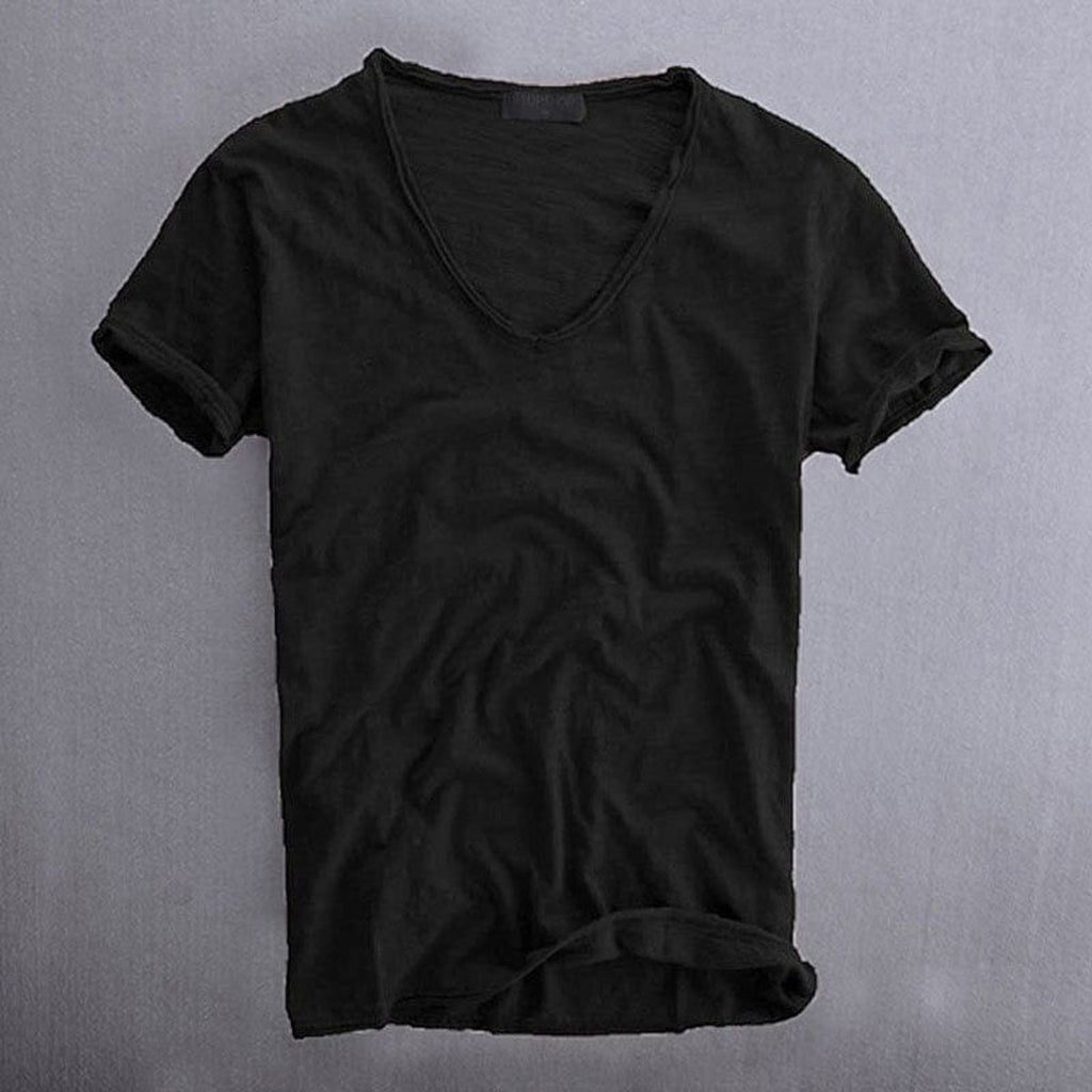 t-shirt heren basic in zwart voor heren