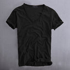 t-shirt heren basic in zwart voor heren