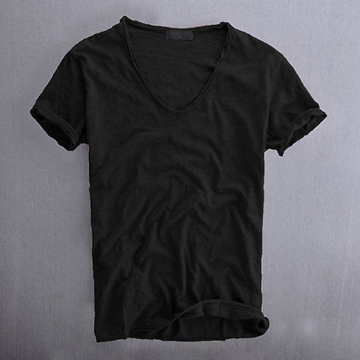 t-shirt heren basic in zwart voor heren